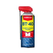 Смазка универсальная проникающая BT-40 (аналог WD-40) 450 мл, УМНЫЙ РАСПЫЛИТЕЛЬ, RABBITEX (РАББИТЕКС), 700298