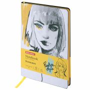 Блокнот А5 (143x210 мм), BRAUBERG VISTA «Fashion Style», под кожу, гибкий, 80 л., 112067