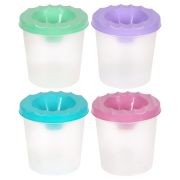 Стакан-непроливайка BRAUBERG KIDS, пастельные цвета, ассорти, 192738