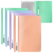 Скоросшиватель пластиковый ERICH KRAUSE «Matt Pastel Bloom», A4, 120/180 мкм, ассорти, 61129