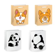 Пакет подарочный (1 штука) 18х10х23см (M) «Fluffy Tail», ассорти, пушистый хвостик, ЗОЛОТАЯ СКАЗКА, 700810