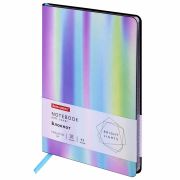 Блокнот А5 (143x210 мм), BRAUBERG VISTA «Gradient», под кожу, гибкий, срез фольга, 80 л., 112083