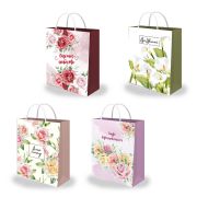 Пакет подарочный (1 штука) 26х13х32см (L) «Woman Collection», ассорти, фольга, ЗОЛОТАЯ СКАЗКА, 700814