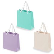 Пакет подарочный (1 штука) 20х8х20см «Pastel Mix», ассорти, крафт, ЗОЛОТАЯ СКАЗКА, 700831