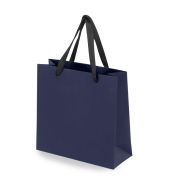 Пакет подарочный КОМПЛЕКТ 3 штуки 20х8х20см «Business Kraft», синий, крафт, ЗОЛОТАЯ СКАЗКА, 700864