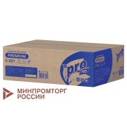 Салфетки 200 шт. PROtissue (Система N4) PREMIUM, 2-слойные, КОМПЛЕКТ 20 шт., 21х16 см, V-сложение, белые, C251, С251