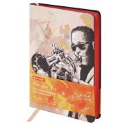 Ежедневник недатированный B6 (127х186 мм), BRAUBERG VISTA, под кожу, гибкий, 136 л., «Jazz», 112119