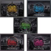 Альбом для рисования А4 48 л., скоба, выборочный лак, HATBER, 205х290 мм, «Города мира», 48А4вмВ