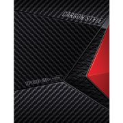 Тетрадь на кольцах А5 (175х220 мм), 160 л., матовая ламинация, клетка, HATBER, «CarbonStyle», T389935, 160ТК5В1_14359