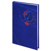 Блокнот А5 (134х206 мм), 80 л., твёрдый, клетка, выборочный лак, STAFF, «Часы», 114423