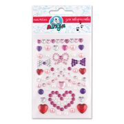 Наклейки «Хрустальные. Стразы», с европодвесом, ЛИП, RSS006