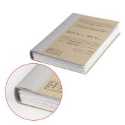 Папка архивная для переплета А4 (310х215 мм), 50 мм, без клапанов, переплетный картон/бумвинил