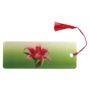 Закладка для книг с линейкой, 3D-объемная, BRAUBERG «Удивительный цветок», с декоративным шнурком, 128095