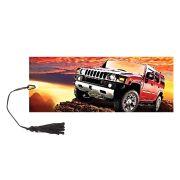 Закладка для книг с линейкой, 3D-объемная, BRAUBERG «Крутой джип», с декоративным шнурком, 128102