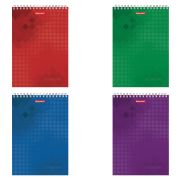 Блокнот БОЛЬШОЙ ФОРМАТ А4 200х290 мм, 80 л., гребень, картон, жесткая подложка, клетка, BRAUBERG, «Бизнес», 129804