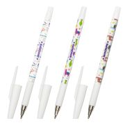 Ручка шариковая ЮНЛАНДИЯ «LAMA», синяя, SOFT TOUCH покрытие, узел 0,7 мм, линия письма 0,35 мм, 143735