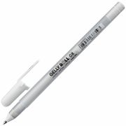 Ручка гелевая БЕЛАЯ, SAKURA (Япония) «Gelly Roll», узел 0,8 мм, линия письма 0,4 мм, XPGB#50