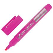 Текстовыделитель BRAUBERG «Energy», РОЗОВЫЙ, линия 1-3 мм, 150484