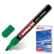 Маркер-краска лаковый EDDING «790», 2-4 мм, ЗЕЛЕНЫЙ, круглый наконечник, пластиковый корпус, E-790/4