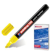 Маркер-краска лаковый EDDING «790», 2-4 мм, ЖЕЛТЫЙ, круглый наконечник, пластиковый корпус, E-790/5