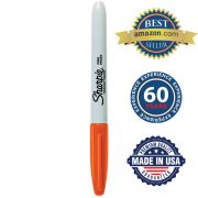 Маркер перманентный SHARPIE (США) ОРАНЖЕВЫЙ, «Fine», круглый наконечник, 1 мм, 2025036