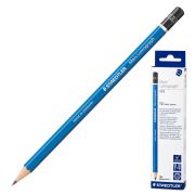 Карандаш чернографитный STAEDTLER ПРЕМИУМ (Германия), 1 шт., «Mars Lumograph», без резинки, 3H, грифель 2 мм, 100-3H