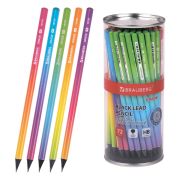 Карандаш чернографитный BRAUBERG «Grade», 1 шт., HB, корпус ассорти, 181757