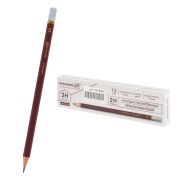 Карандаш чернографитный художественный 2H, 1 шт., BRAUBERG ART «PREMIERE», ВЫСШЕЕ КАЧЕСТВО, 181884