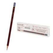 Карандаш чернографитный художественный 2B, 1 шт., BRAUBERG ART «PREMIERE», ВЫСШЕЕ КАЧЕСТВО, 181888