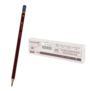 Карандаш чернографитный художественный 6B, 1 шт., BRAUBERG ART «PREMIERE», ВЫСШЕЕ КАЧЕСТВО, 181890