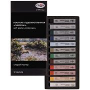 Пастель сухая художественная ГАММА «Старый Мастер. Пейзаж», 12 цветов, квадратное сечение, 2309193