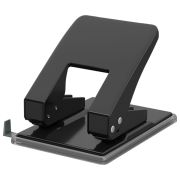 Дырокол металлический ERICH KRAUSE «Quadro», до 40 листов, черный, 4669