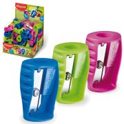 Точилка MAPED (Франция) «Boogy», без контейнера, ассорти, дисплей, 063211