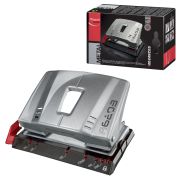 Дырокол MAPED (Франция) «Advanced Metal», металлический, средний, на 25 листов, светло-серый, 620310