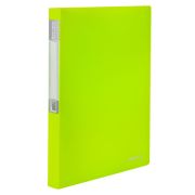Папка 40 вкладышей BRAUBERG «Neon», 25 мм, неоновая, зеленая, 700 мкм, 227452