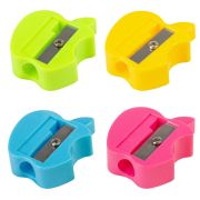 Точилка ПИФАГОР «Яблоко», пластиковая, корпус ассорти, 228433