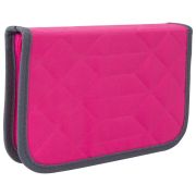 Пенал TIGER FAMILY 1 отделение, 2 откидные планки, ткань, «Pink Lemonade», 20х14х4 см, 228951, TGRW-012C1E