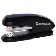 Степлер №24/6, 26/6 BRAUBERG «Extra», до 30 листов, черно-синий, 229084