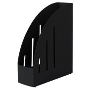 Лоток вертикальный для бумаг BRAUBERG «Energy» (241х85х300 мм), эргономичная форма, черный, 231549