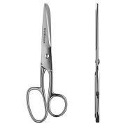 Ножницы ERICH KRAUSE «Ferro», 180 мм, серебристые, в картонной упаковке с европодвесом, 14852