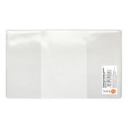 Обложка для паспорта, трудовой книжки нового образца, вертикальная, ПВХ, прозрачная, «ДПС», 1071.К