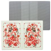 Обложка для паспорта «Узор», кожзам, полноцветный рисунок, ДПС, 2203.Т4