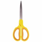 Ножницы BRAUBERG «Original», 155 мм, оранжево-желтые, ребристые резиновые вставки, 236450