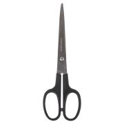 Ножницы BRAUBERG «Standard» 180 мм, черные, классической формы, 2-х сторонняя заточка, 237096