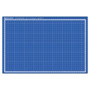 Коврик (мат) для резки BRAUBERG EXTRA 5-слойный, А3 (450х300 мм), двусторонний, толщина 3 мм, синий, 237177