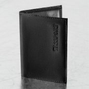 Обложка для паспорта натуральная кожа галант, «PASSPORT», черная, BRAUBERG, 237179