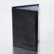 Обложка для автодокументов натуральная кожа галант, «DOCUMENTS», черная, BRAUBERG, 237208