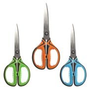 Ножницы BRAUBERG «ULTRA COLOR», 190 мм, ассорти, резиновые ребристые вставки, 237456
