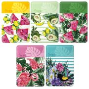 Обложка-карман для проездных документов, карт, пропусков «Tropic», 100х65 мм, ПВХ, фотопечать ассорти, STAFF, 237595