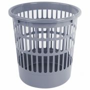Корзина для бумаг STAFF «Basic» сетчатая, 9 л, серая, 237916